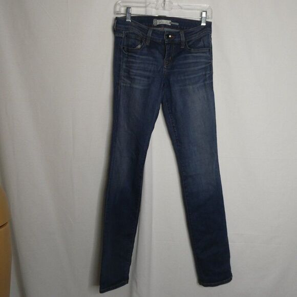 Level 99 Lily Skinny Straight Leg Jeans Anthropologie Size 26 Whiskered - Picture 2 of 12